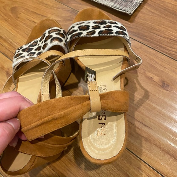 NWOT AUTHENTIC FRED SEGAL MARCO RICCI LEOPAED SANDALS - Picture 8 of 11